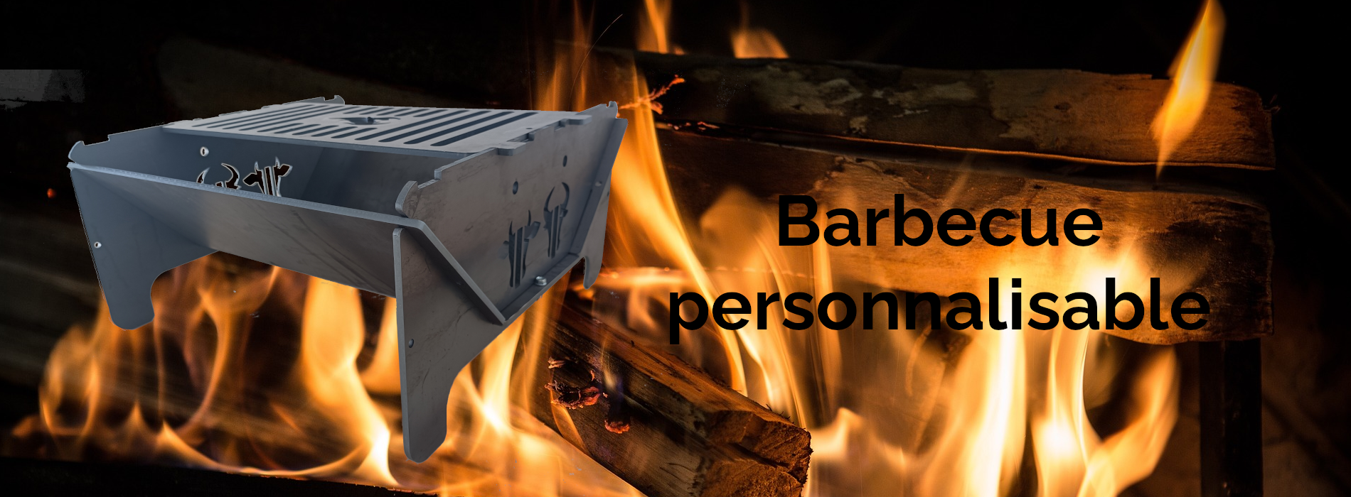 BBQ Barbecue Personnalisable Et Portable